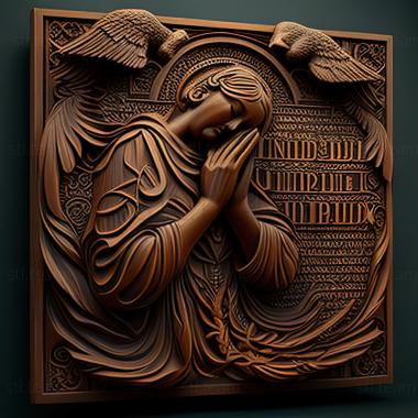 3D model Lords Prayer (STL)